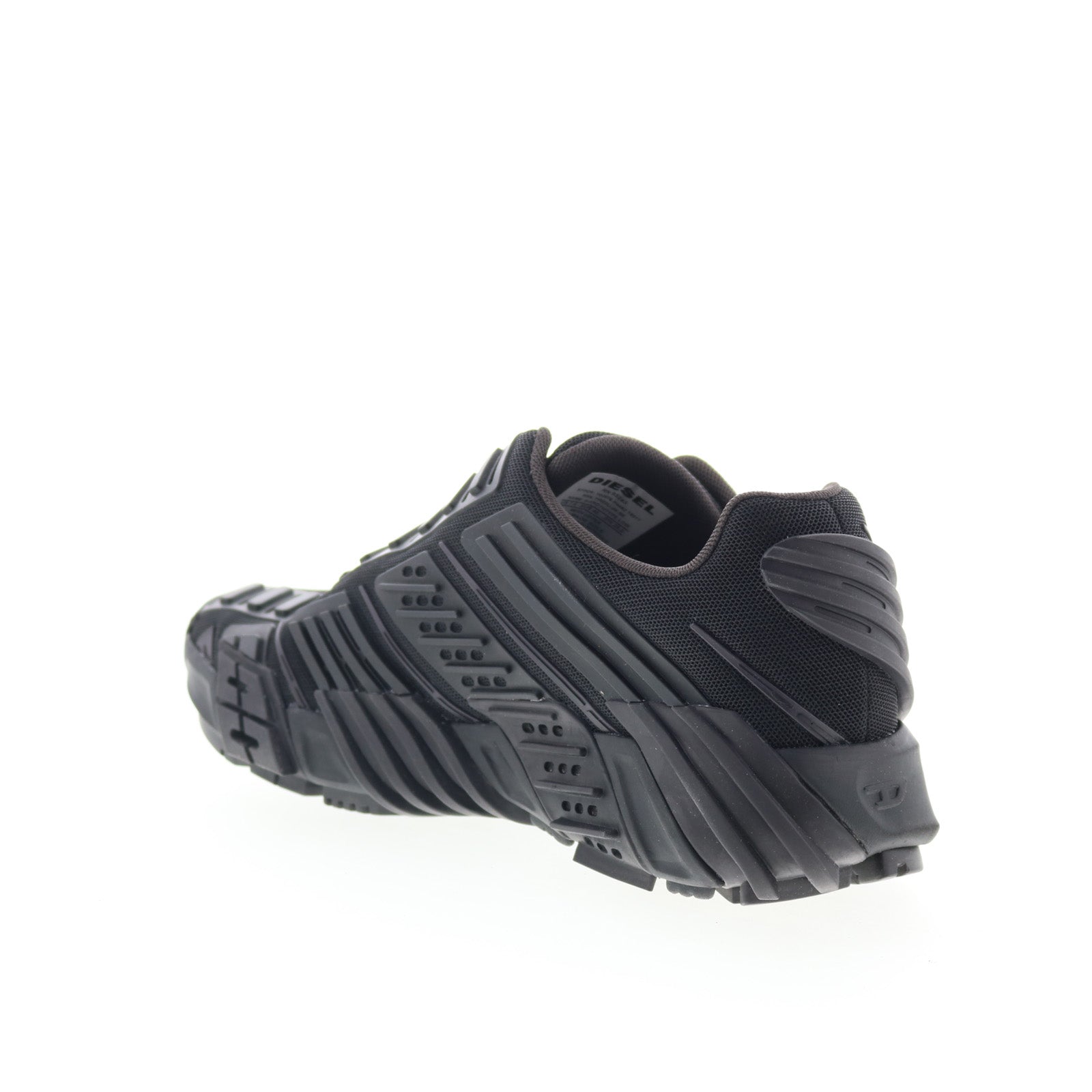 Diesel S-Prototype Low Mens Black Synthetic Lifestyle Sneakers Shoes - Image 6